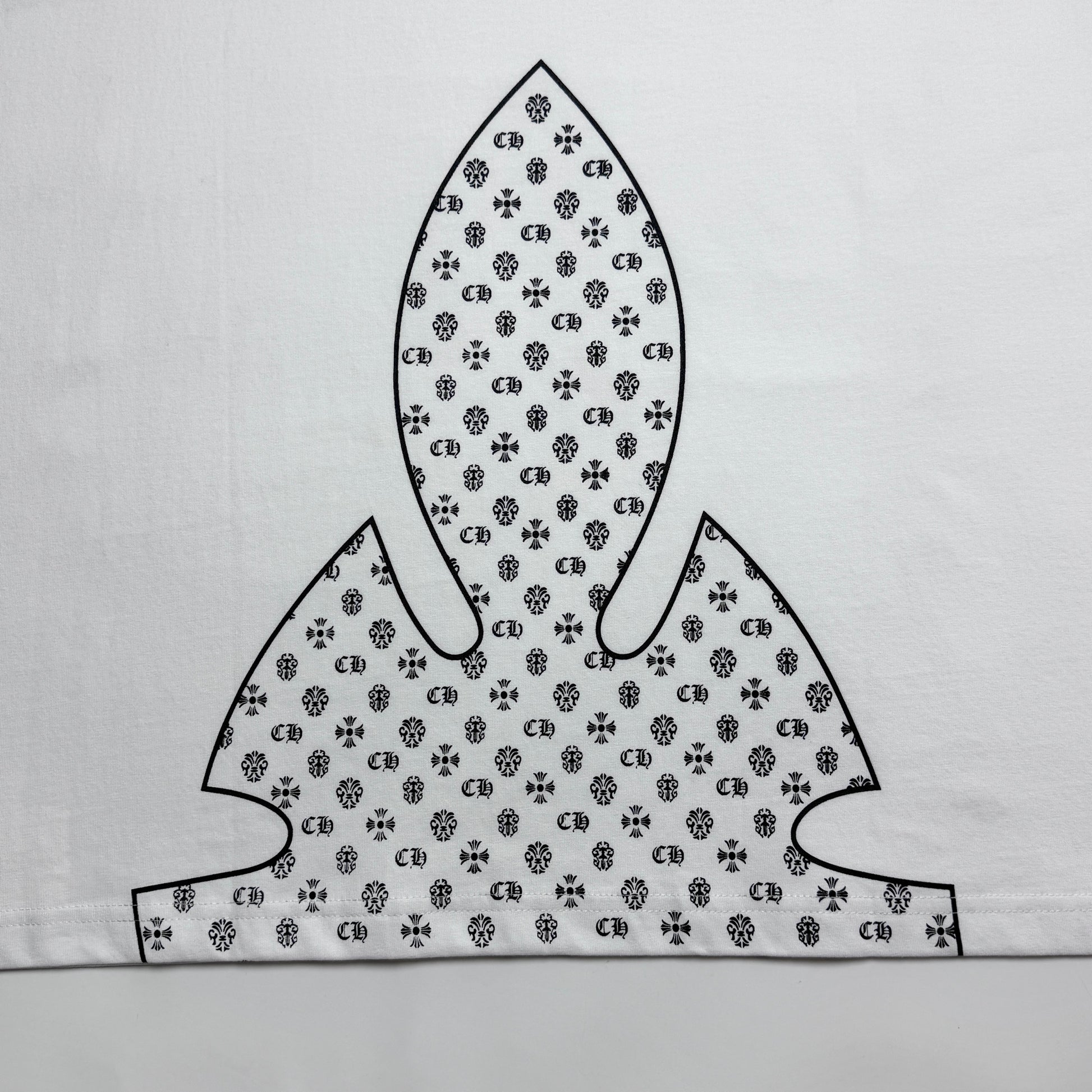 CHROME HEARTS FLEUR KNEE T-SHIRT