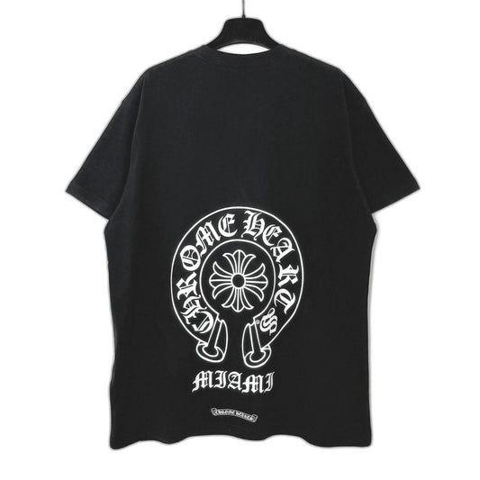 Chrome Hearts Miami Exclusive Horseshoe Short Sleeve Tee