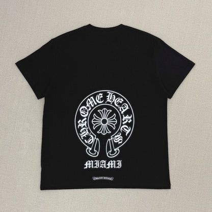 Chrome Hearts Miami Exclusive Horseshoe Short Sleeve Tee