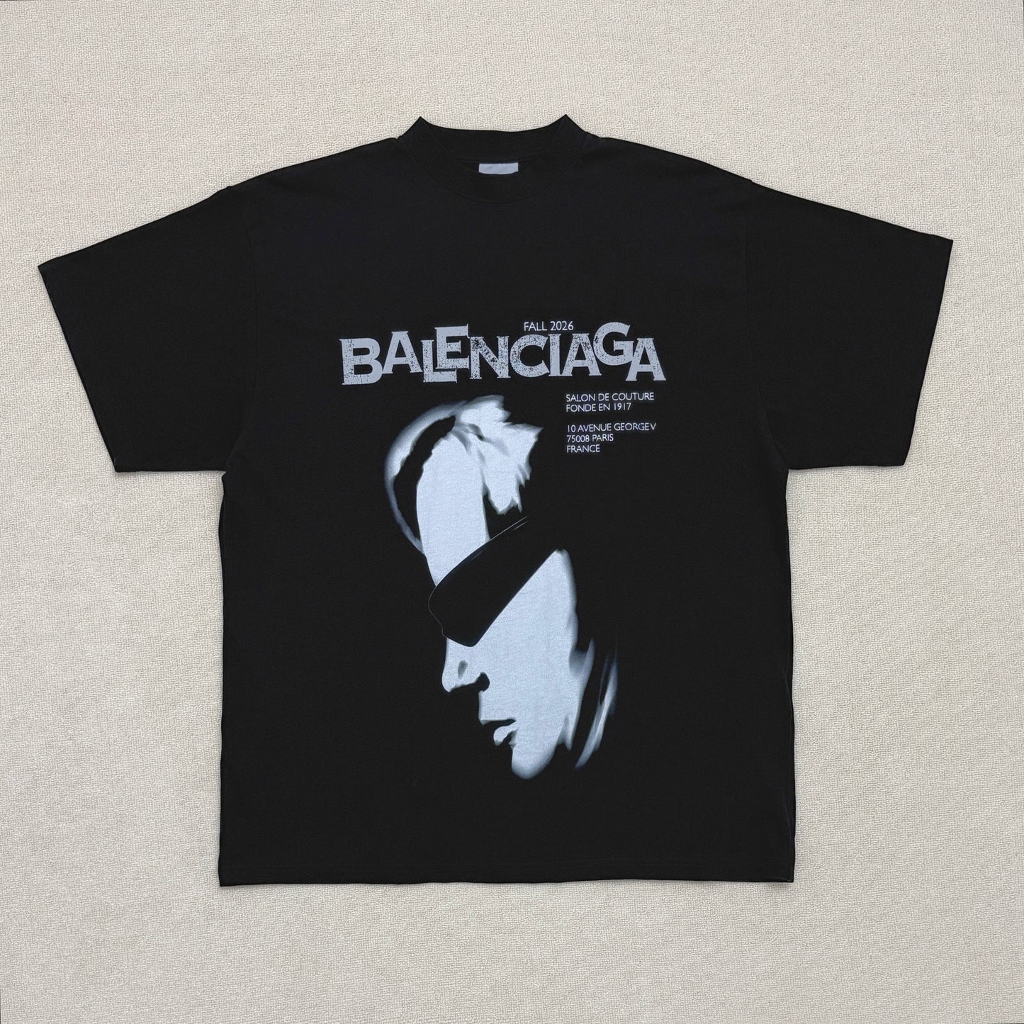 BALENCIAGA Men's Lady In Shades Oversized T-shirt in Black