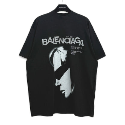 BALENCIAGA Men's Lady In Shades Oversized T-shirt in Black