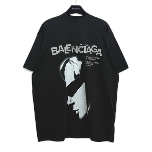 BALENCIAGA Men's Lady In Shades Oversized T-shirt in Black