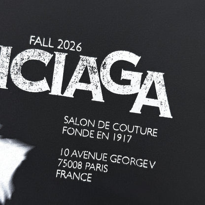 BALENCIAGA Men's Lady In Shades Oversized T-shirt in Black