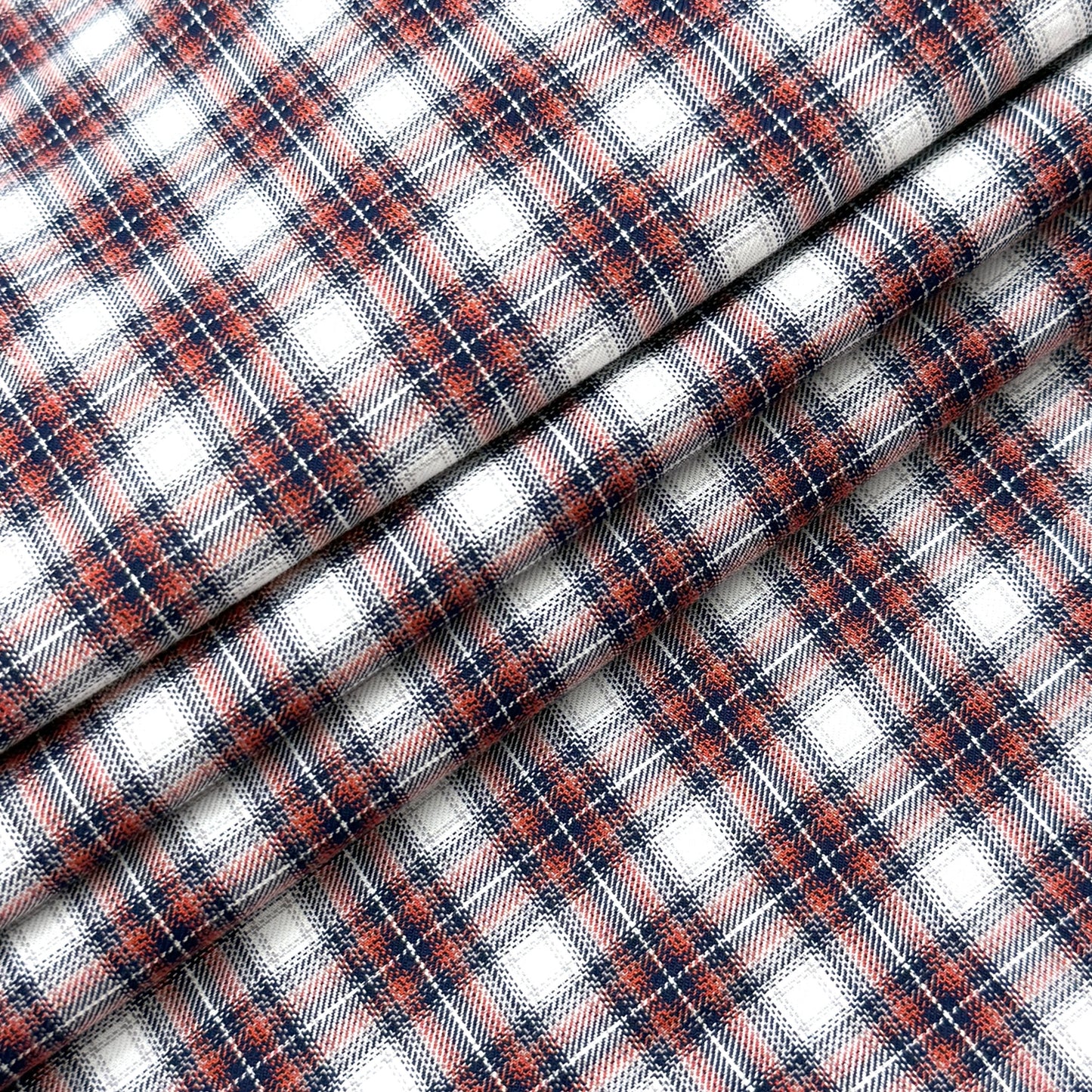 BALENCIAGA Design Sleeve Shirt "Red/Navy"
