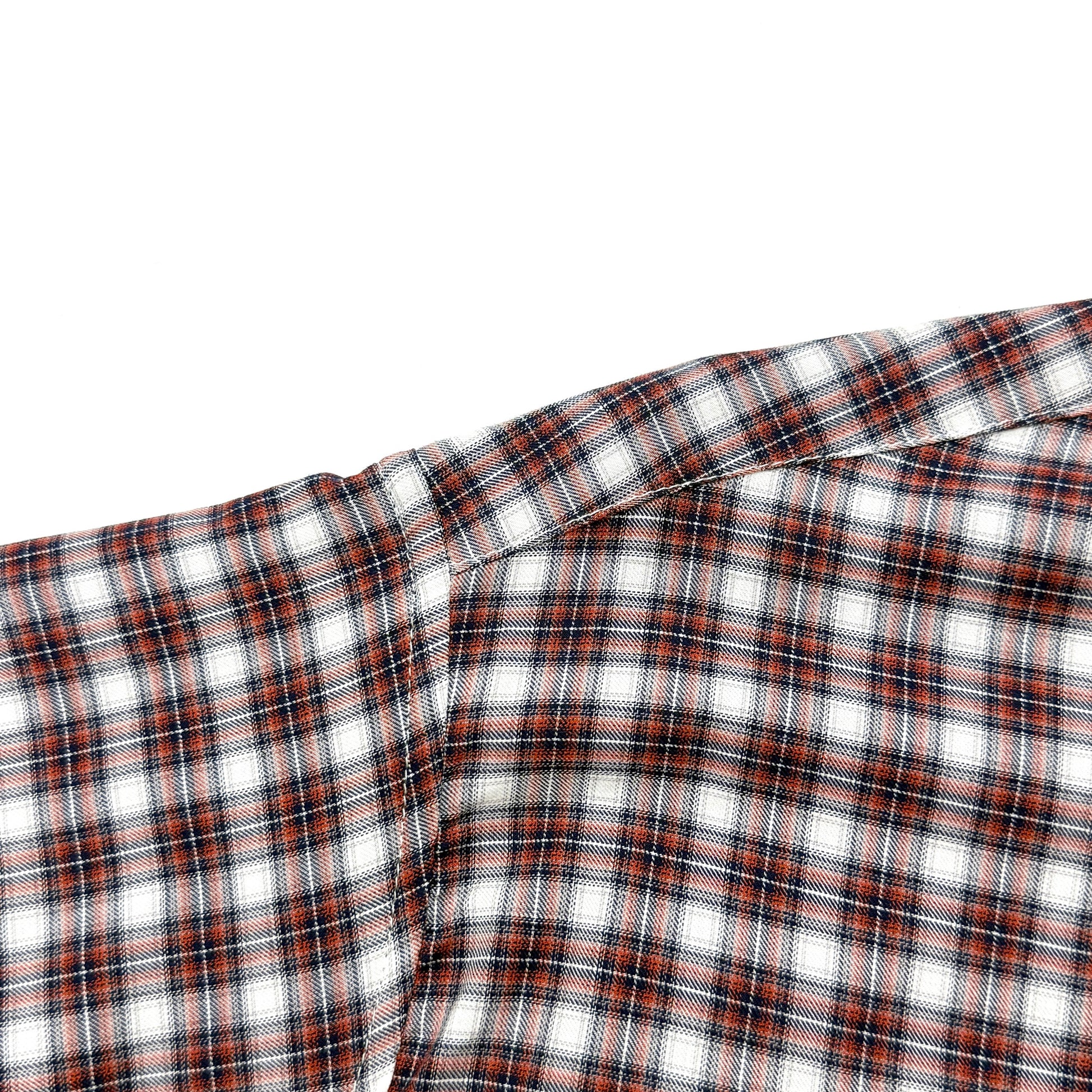 BALENCIAGA Design Sleeve Shirt "Red/Navy"