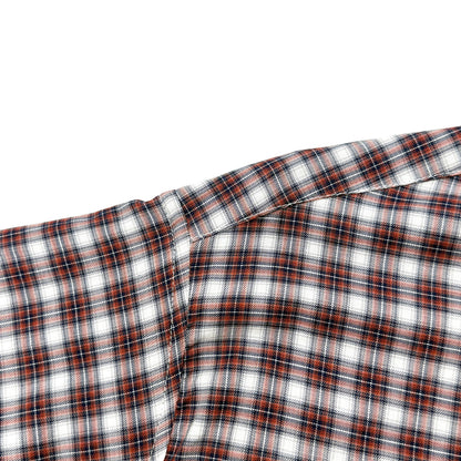 BALENCIAGA Design Sleeve Shirt "Red/Navy"