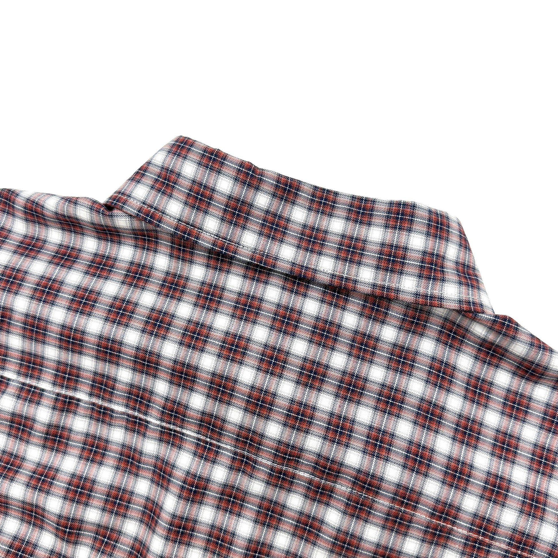 BALENCIAGA Design Sleeve Shirt "Red/Navy"