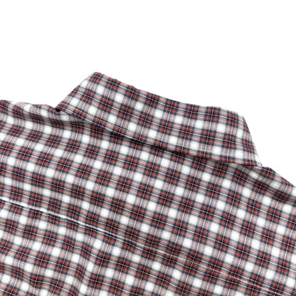 BALENCIAGA Design Sleeve Shirt "Red/Navy"