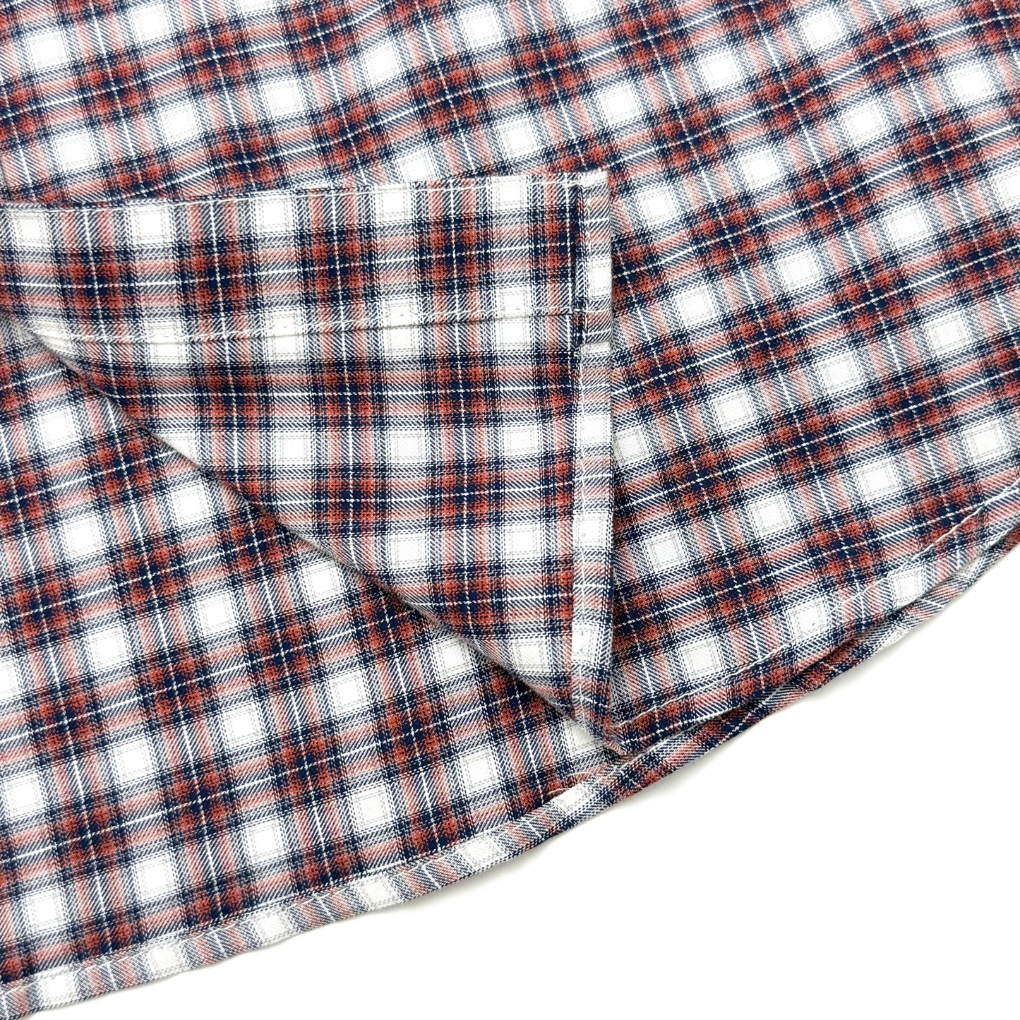 BALENCIAGA Design Sleeve Shirt "Red/Navy"