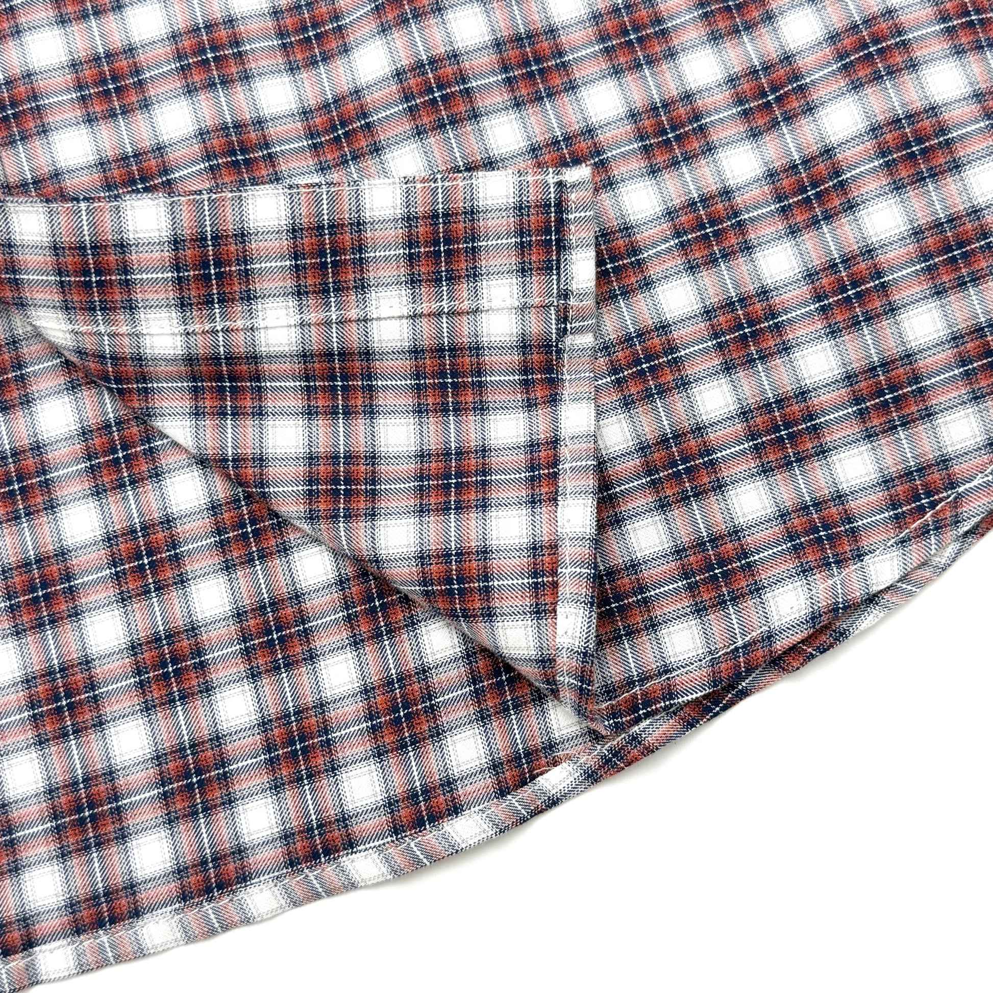 BALENCIAGA Design Sleeve Shirt "Red/Navy"
