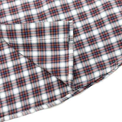 BALENCIAGA Design Sleeve Shirt "Red/Navy"