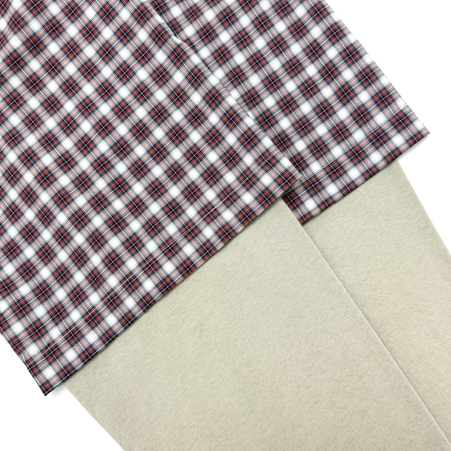 BALENCIAGA Design Sleeve Shirt "Red/Navy"