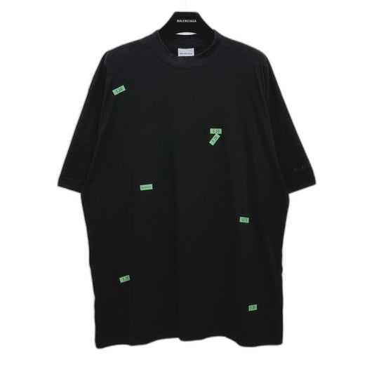 Balenciaga 520 Stickers Mid-Length T-Shirt