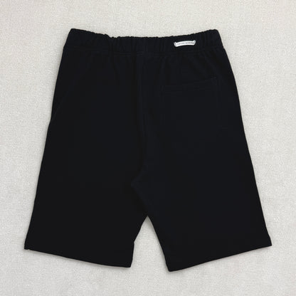 Chrome Hearts Cemetery Cross Embroidered Sweatshort