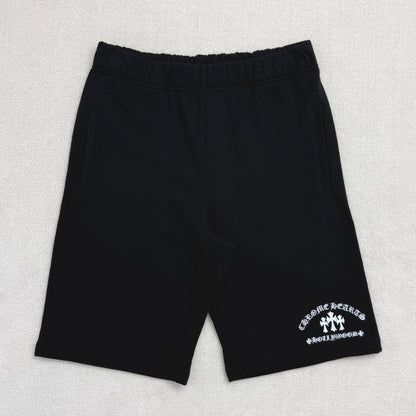 Chrome Hearts Cemetery Cross Embroidered Sweatshort