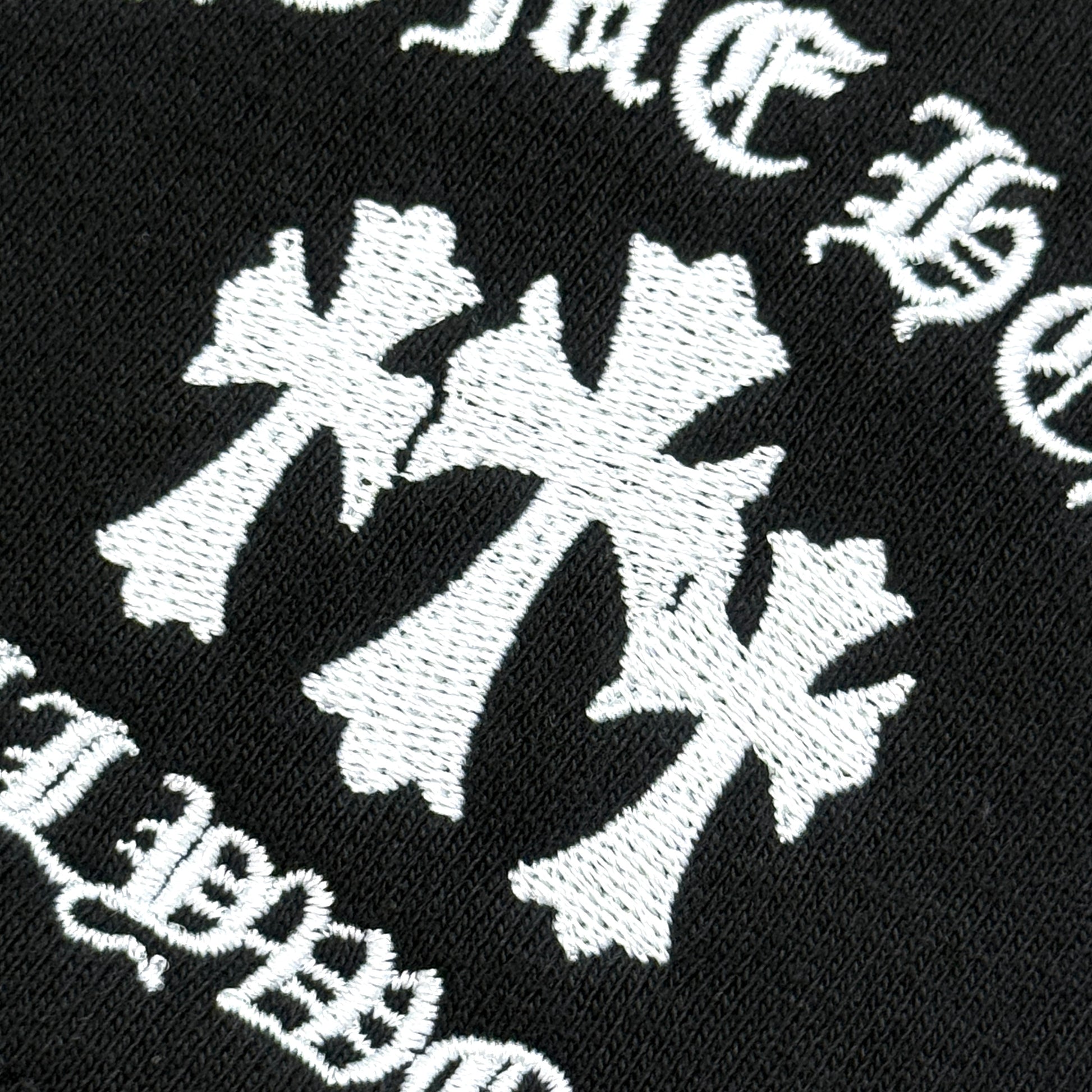 Chrome Hearts Cemetery Cross Embroidered Sweatshort