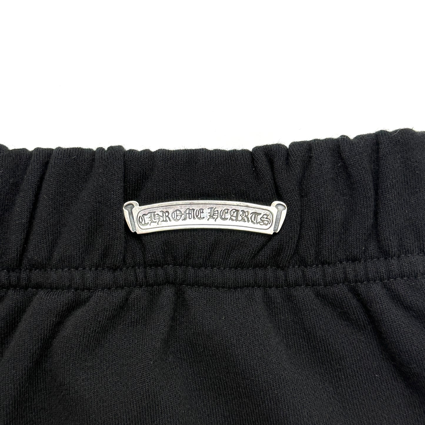 Chrome Hearts Cemetery Cross Embroidered Sweatshort