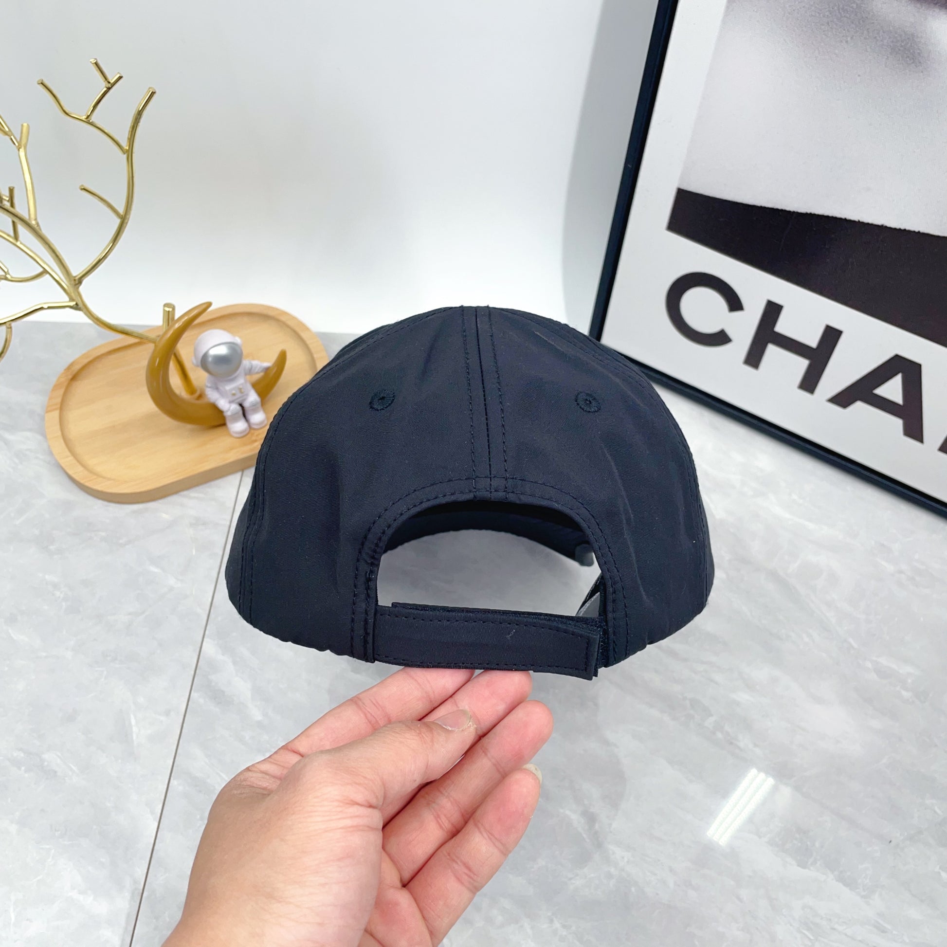 BALENCIAGA Activewear Cap in Technical Nylon "Black"