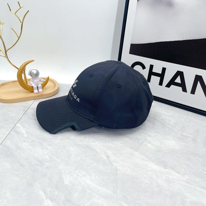 BALENCIAGA Activewear Cap in Technical Nylon "Black"