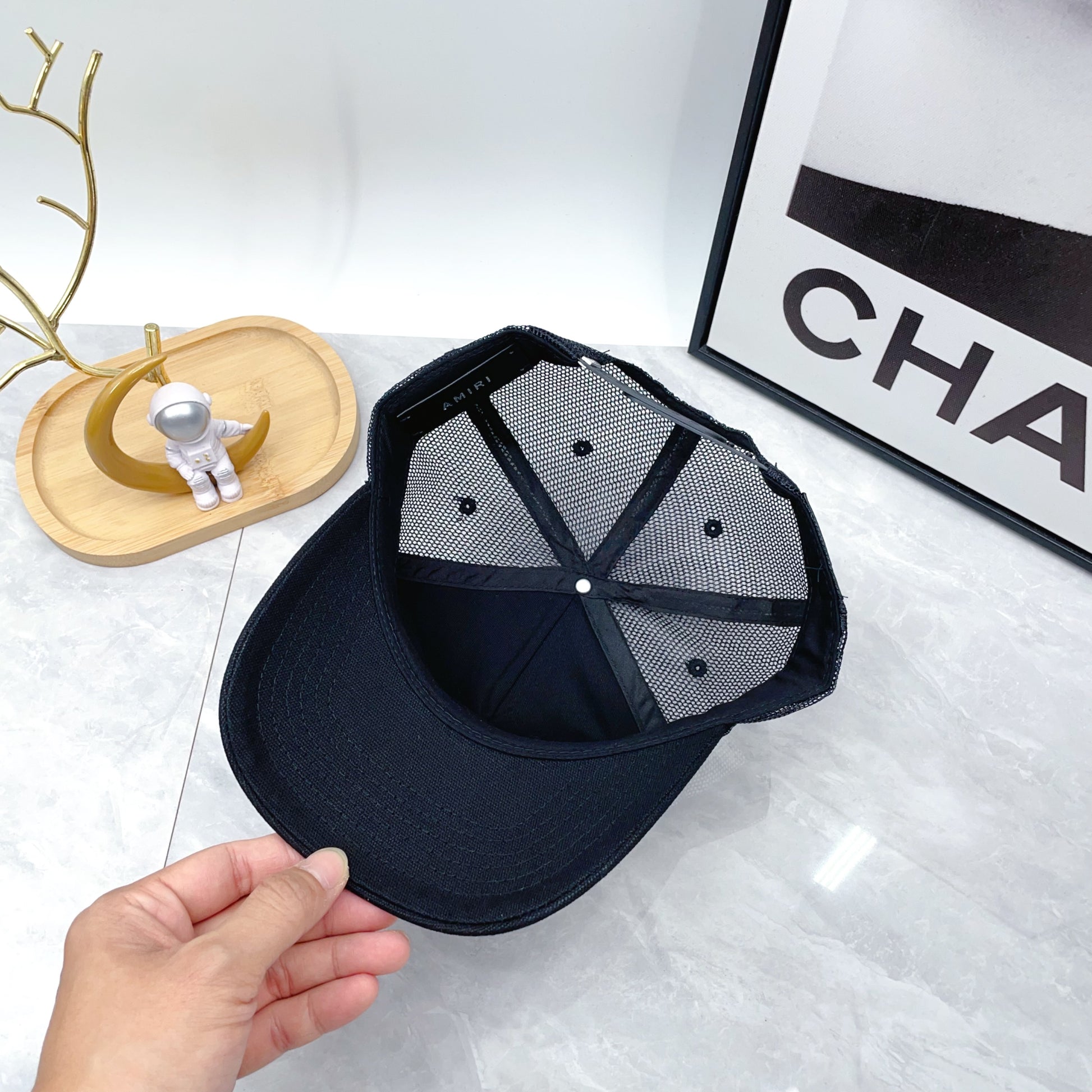 Amiri 3 Star Canvas Hat