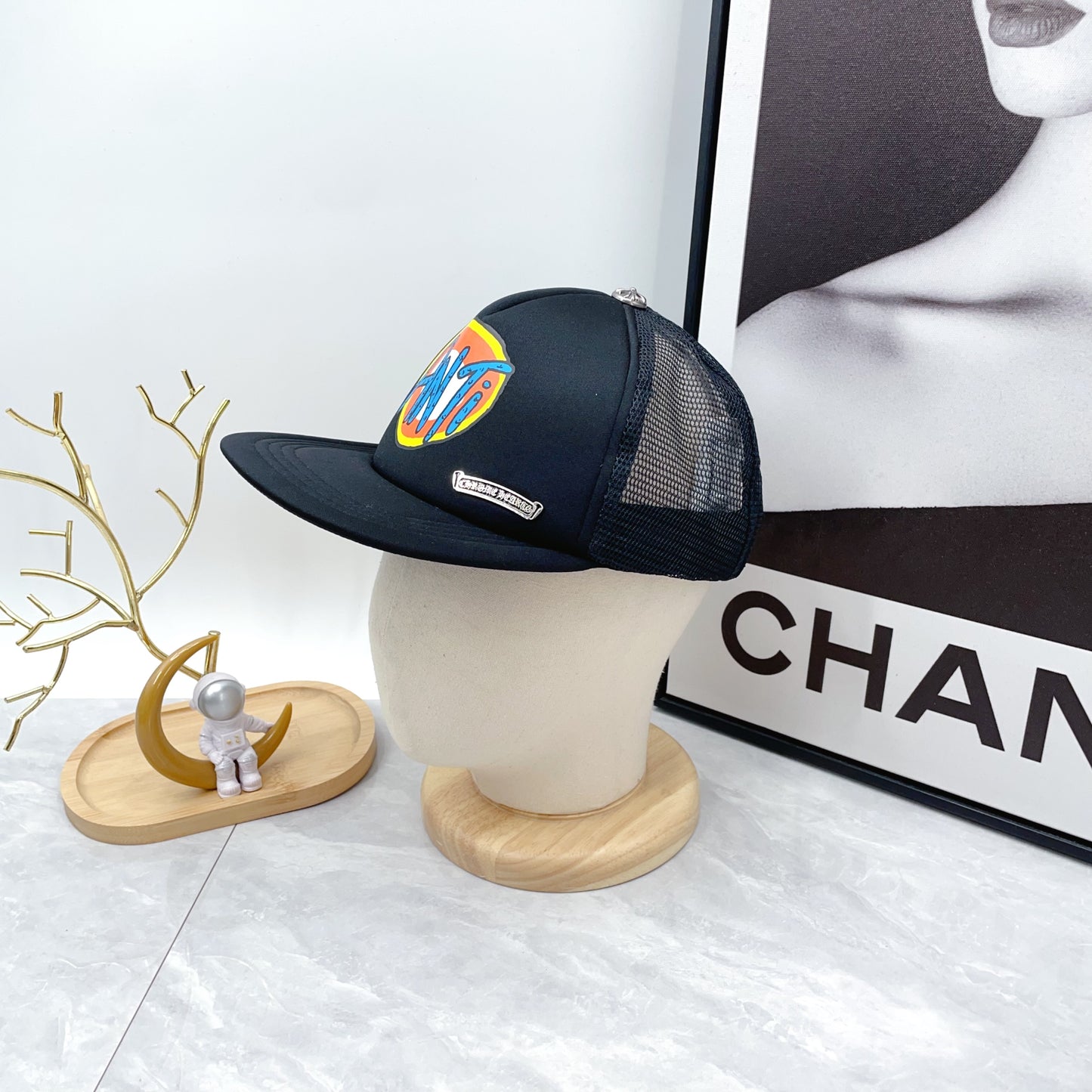 CHROME HEARTS Matty Boy ANTI Scroll Trucker Hat Cap