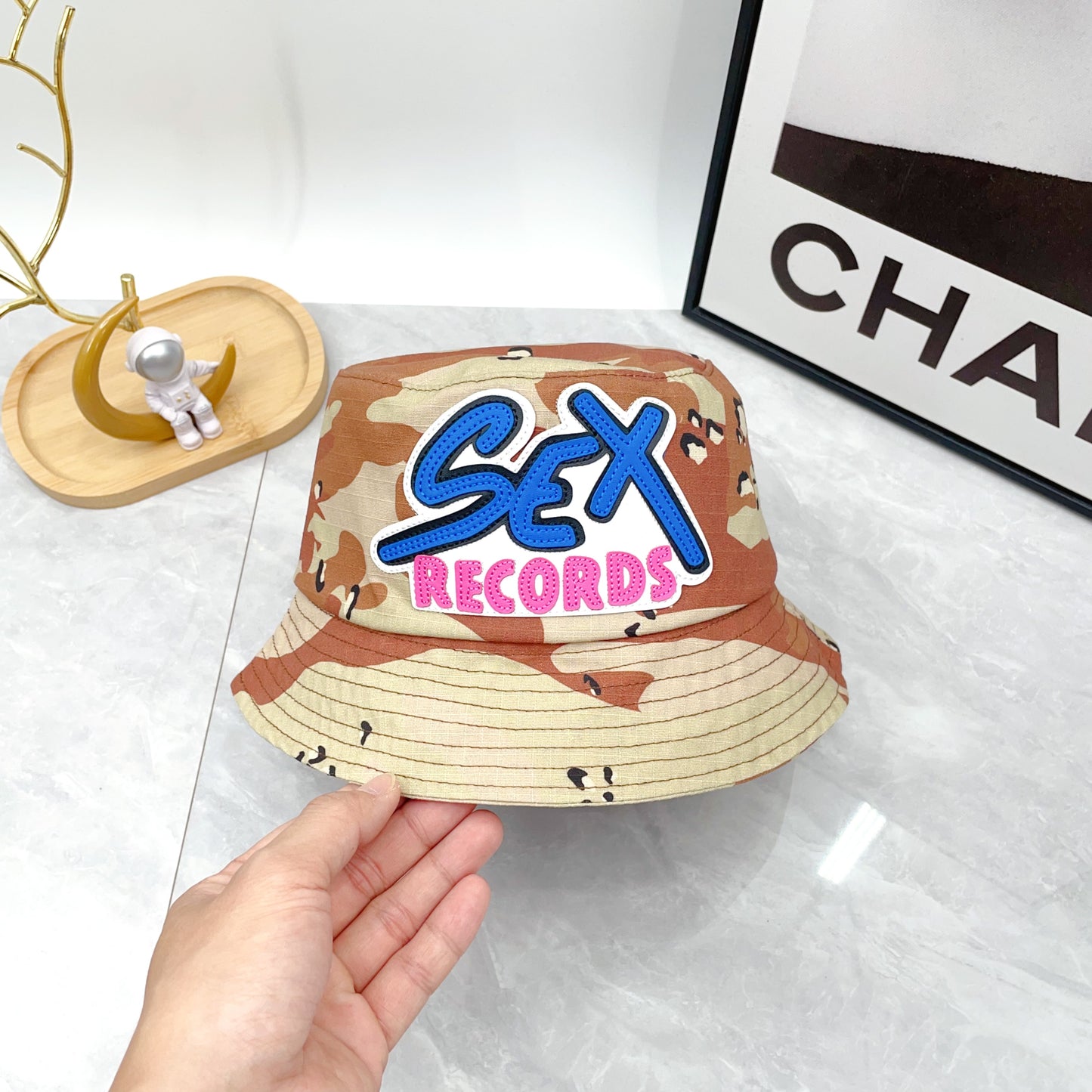 Chrome Hearts Sex Records Bucket Hat