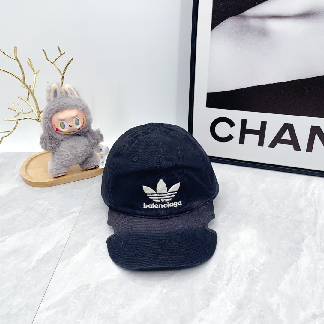 Balenciaga x adidas Trefoil Balenciaga Logo Cap