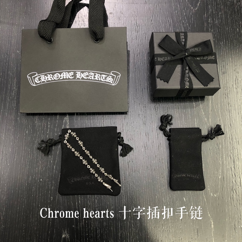CHROME HEARTS クロムハーツ バックルクロスブレスレット