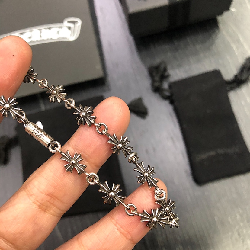 CHROME HEARTS クロムハーツ バックルクロスブレスレット