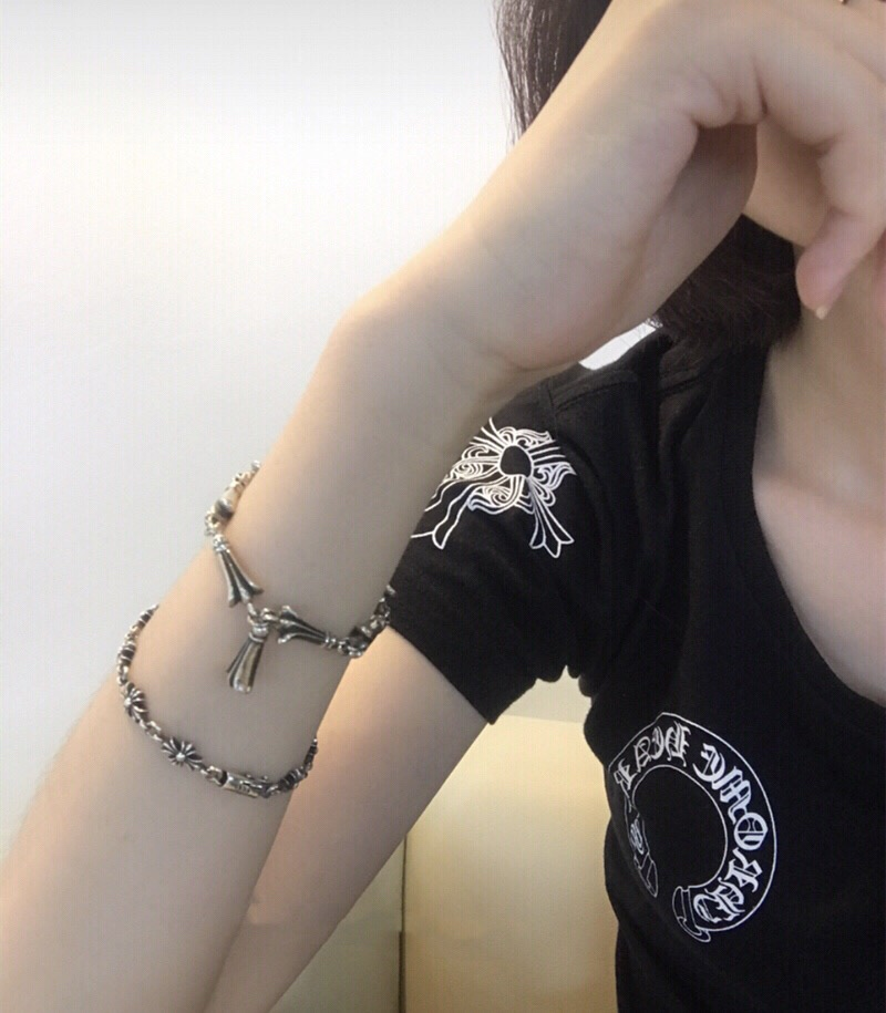 CHROME HEARTS クロムハーツ バックルクロスブレスレット