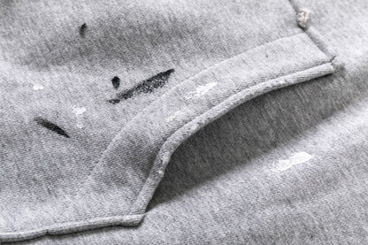 Amiri Army Paint Hoodie 'Grey'