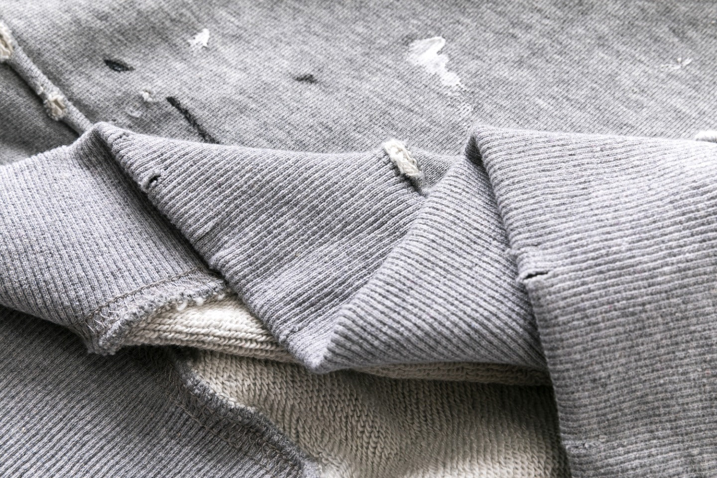 Amiri Army Paint Hoodie 'Grey'