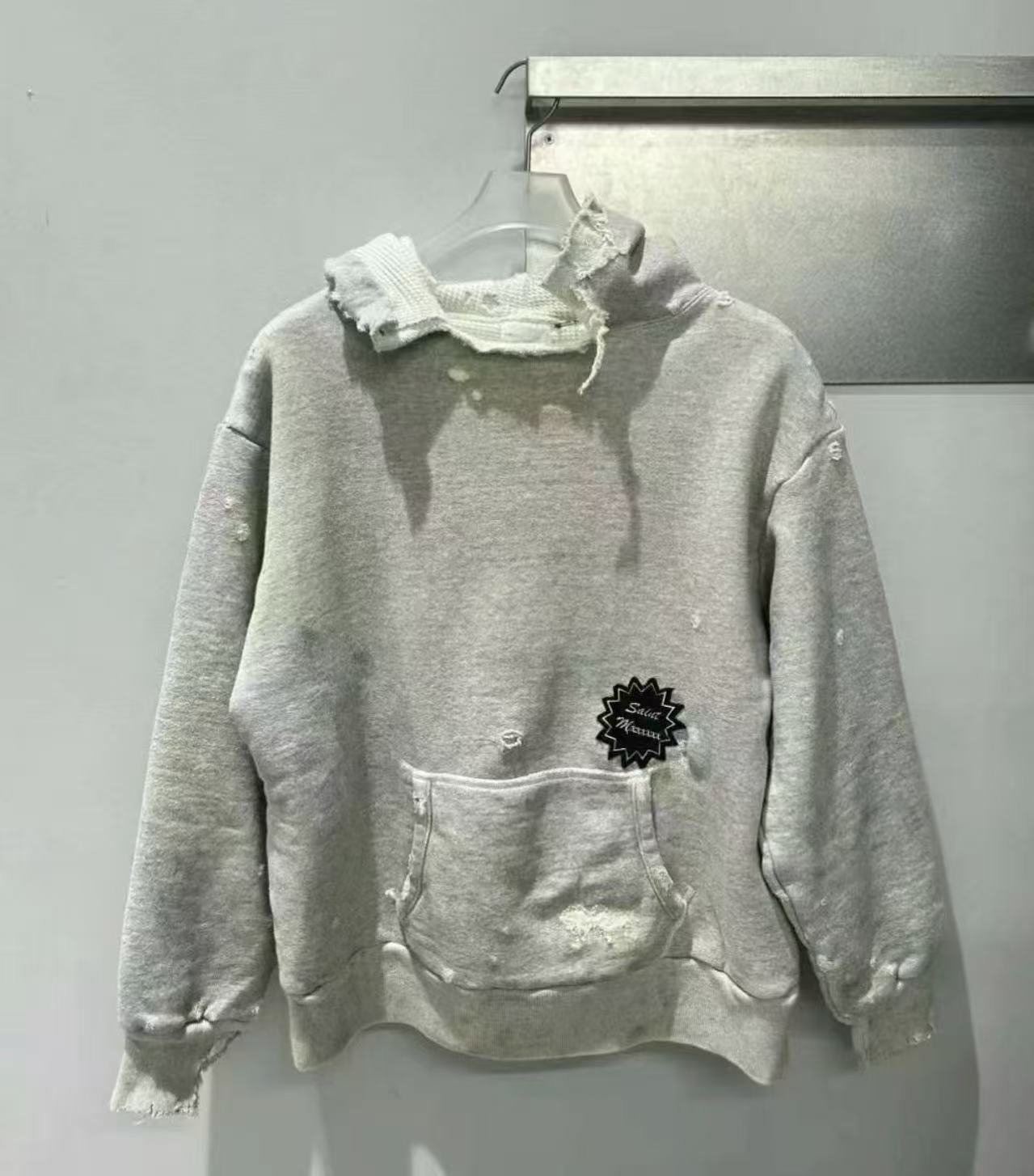 SAINT Mxxxxx xHOODIE/DBL FACE/CHARCOAL