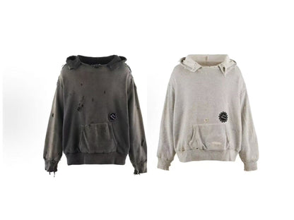 SAINT Mxxxxx xHOODIE/DBL FACE/CHARCOAL