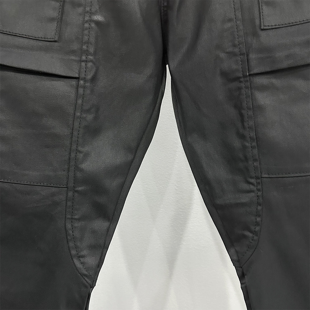 Rick Owens Creatch Drawstring Cropped Cargo Pants 'Black'