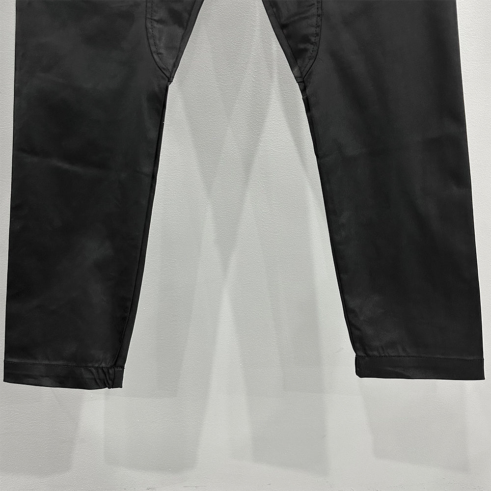 Rick Owens Creatch Drawstring Cropped Cargo Pants 'Black'