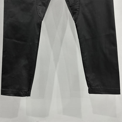 Rick Owens Creatch Drawstring Cropped Cargo Pants 'Black'