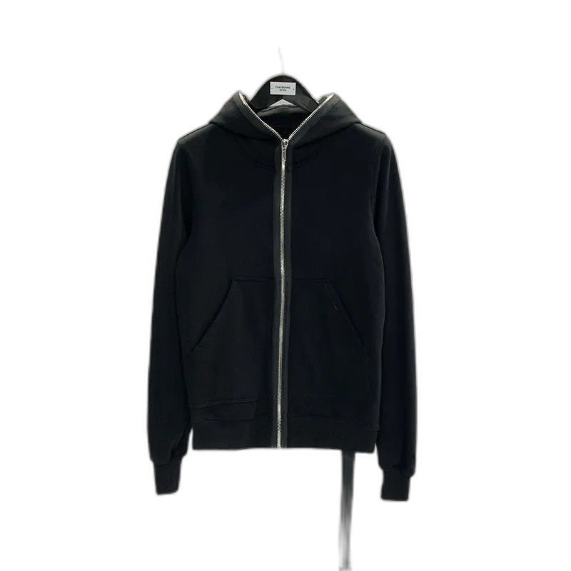 RICK OWENS DRKSHDW DU02D2291 F GIMP ZIP SWEAT HOODIE BLACK