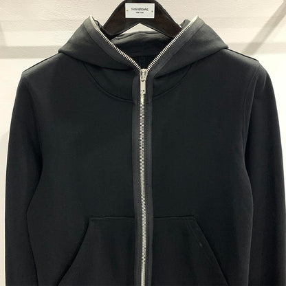 RICK OWENS DRKSHDW DU02D2291 F GIMP ZIP SWEAT HOODIE BLACK