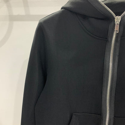 RICK OWENS DRKSHDW DU02D2291 F GIMP ZIP SWEAT HOODIE BLACK