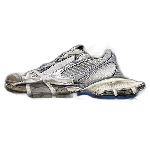 BALENCIAGA 3XL Sneaker Worn-Out "Dark Grey/White/Blue"