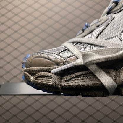 BALENCIAGA 3XL Sneaker Worn-Out "Dark Grey/White/Blue"