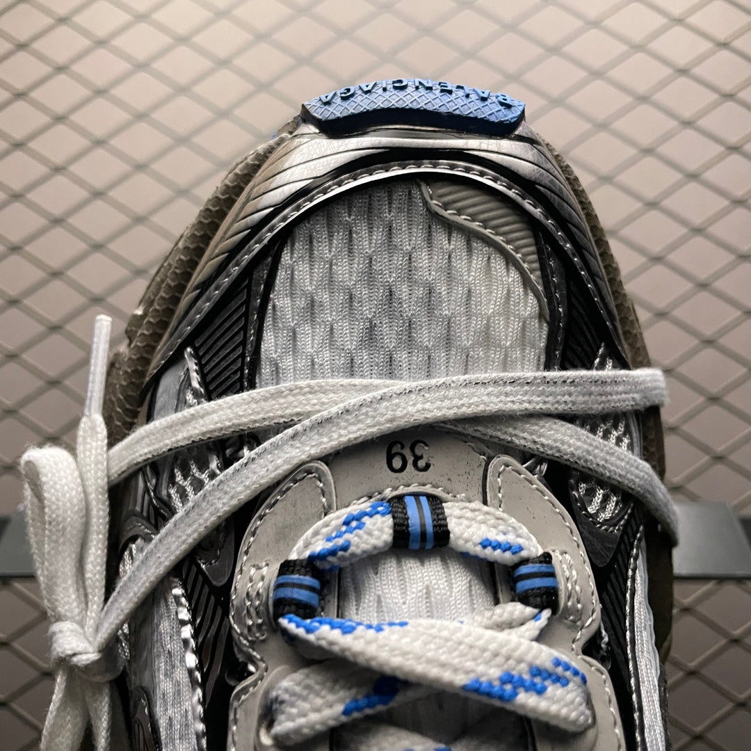 BALENCIAGA 3XL Sneaker Worn-Out "Dark Grey/White/Blue"